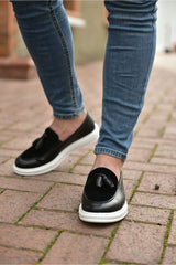 CH002 - CBT Loafer Pelle Men's Sneakers Black