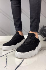 CH037 - SBT Men's Sneakers Black/White