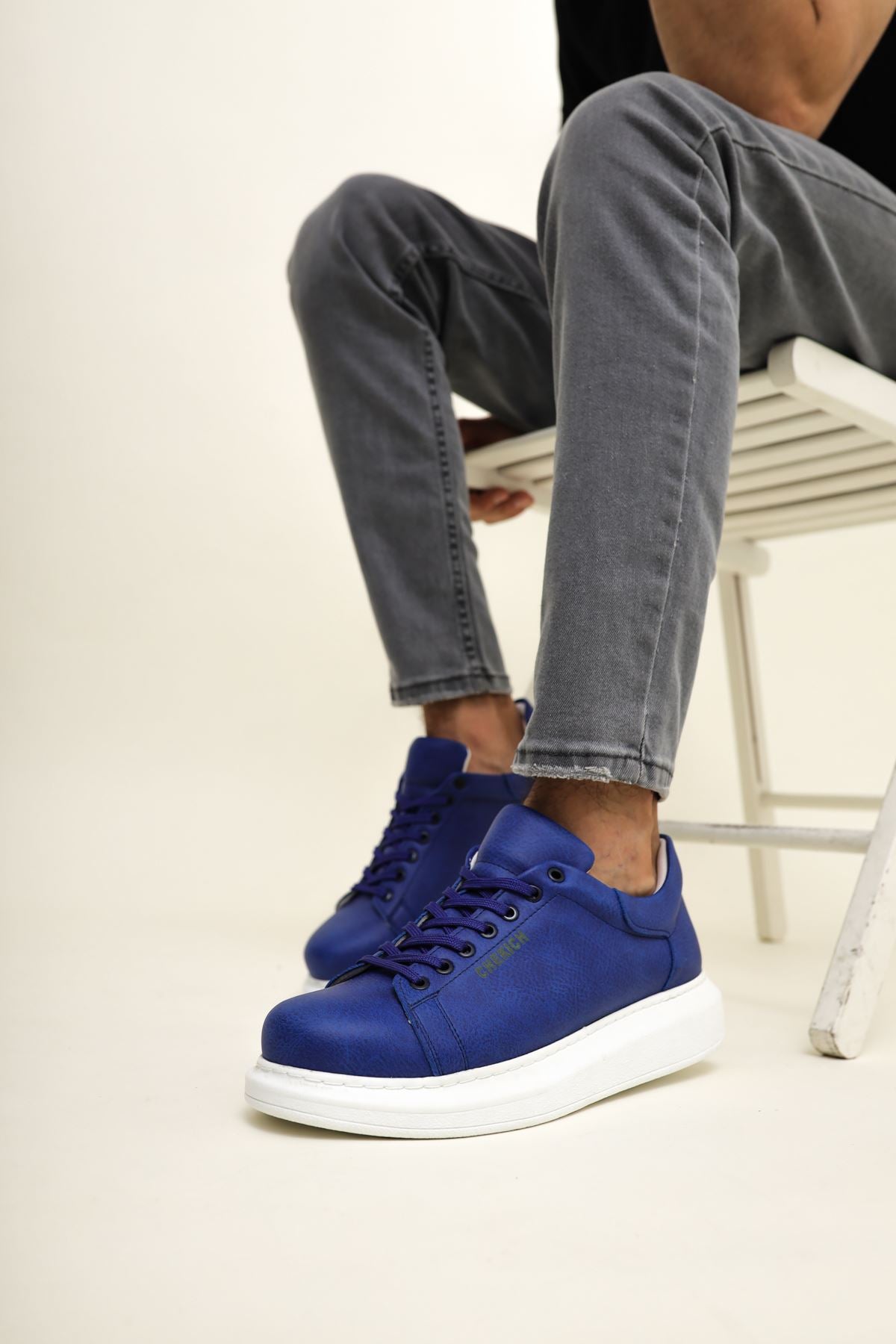 CH257 - CBT Estrella Men's Sneakers Sax Blue