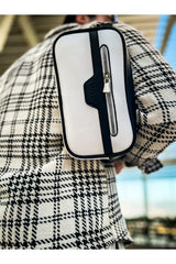CH101 - Poani Tablet Erkek Çanta White/Black