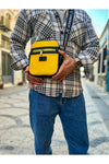 CH102 - Stealht Kare Erkek Çanta Black - Yellow