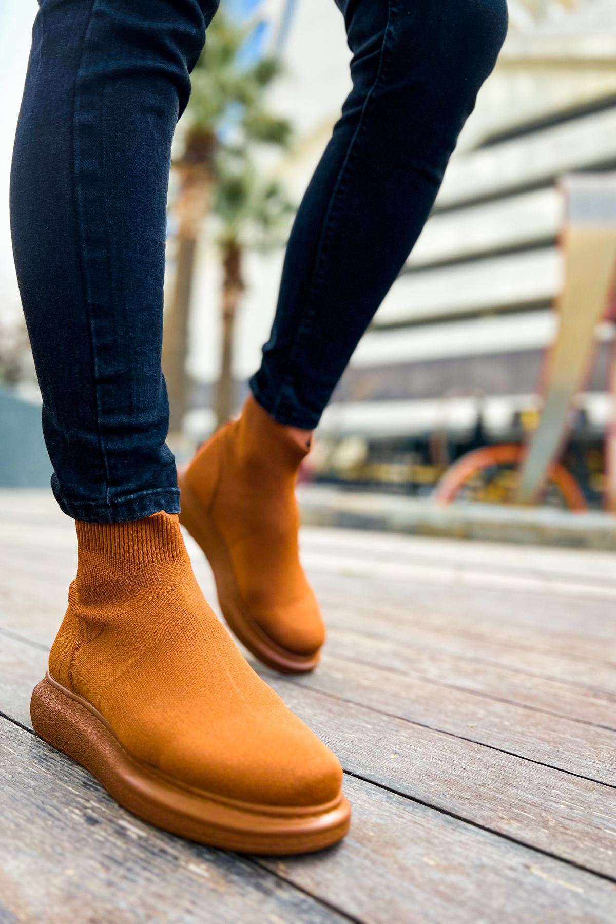 CH207 - TRT Maglieria-T Men's Sneakers Tan