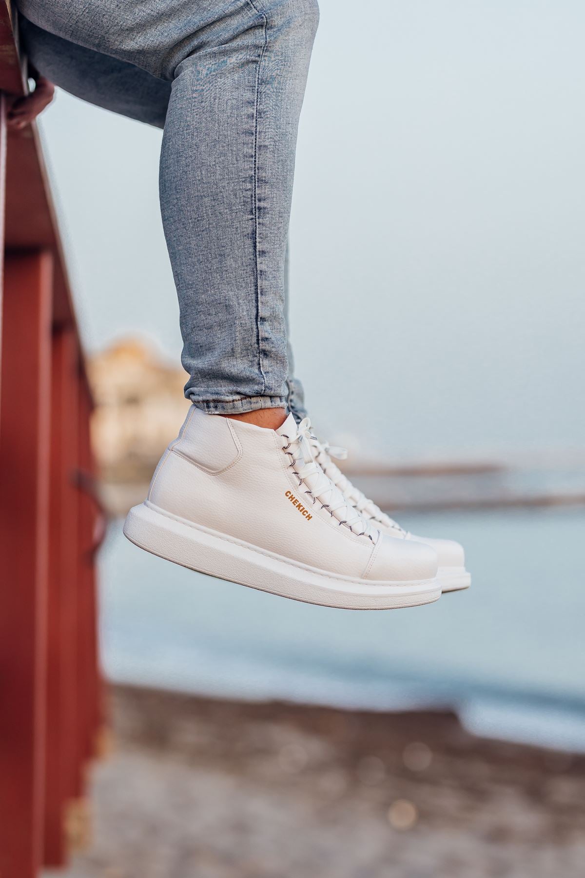 CH258 - CBT Roma Men's Boots White