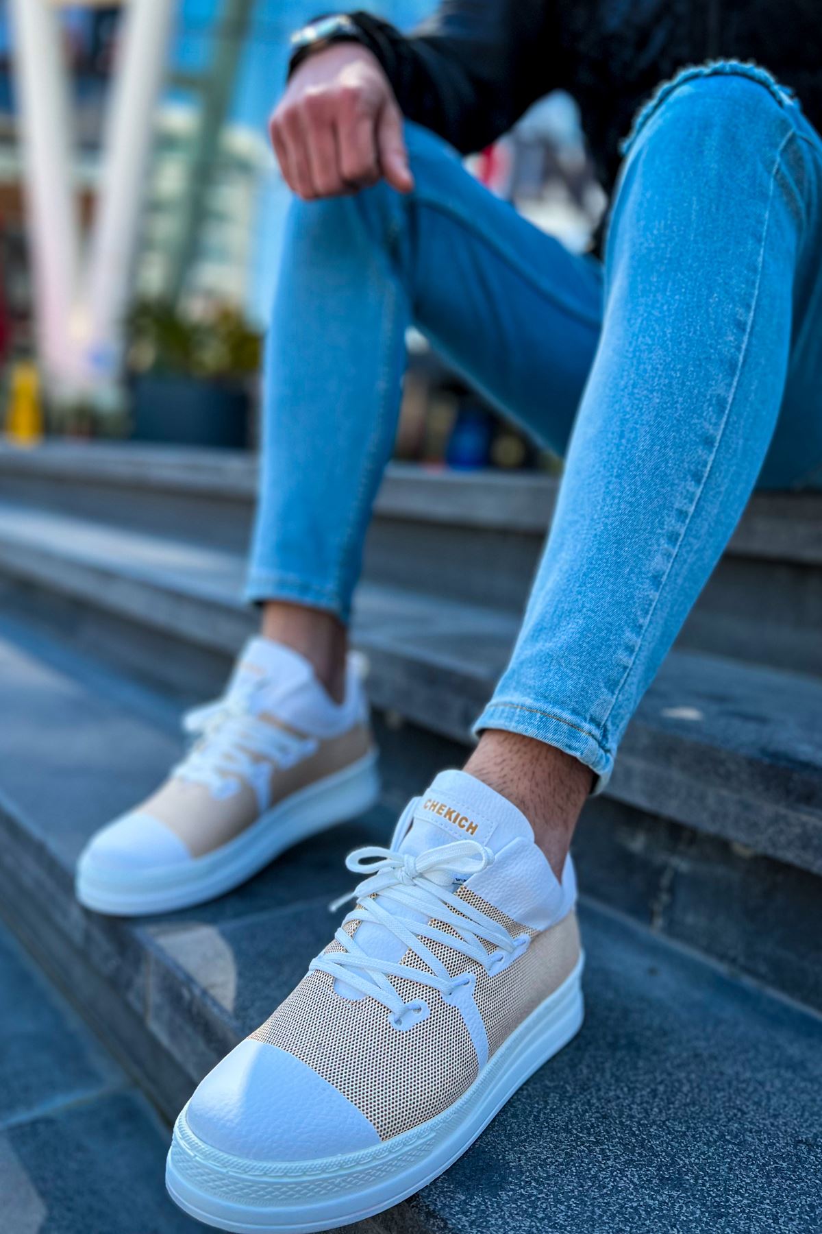 CH219 - CBT Laser Men's Sneakers White