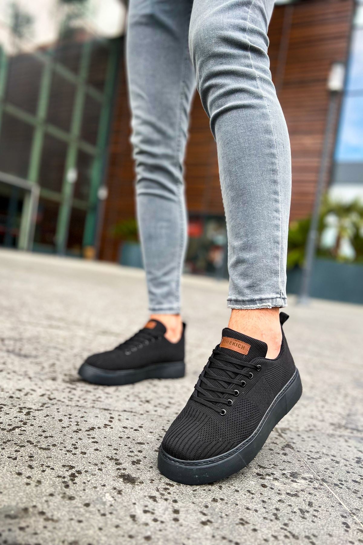 CH413 - TST Crew Men's Sneakers Black