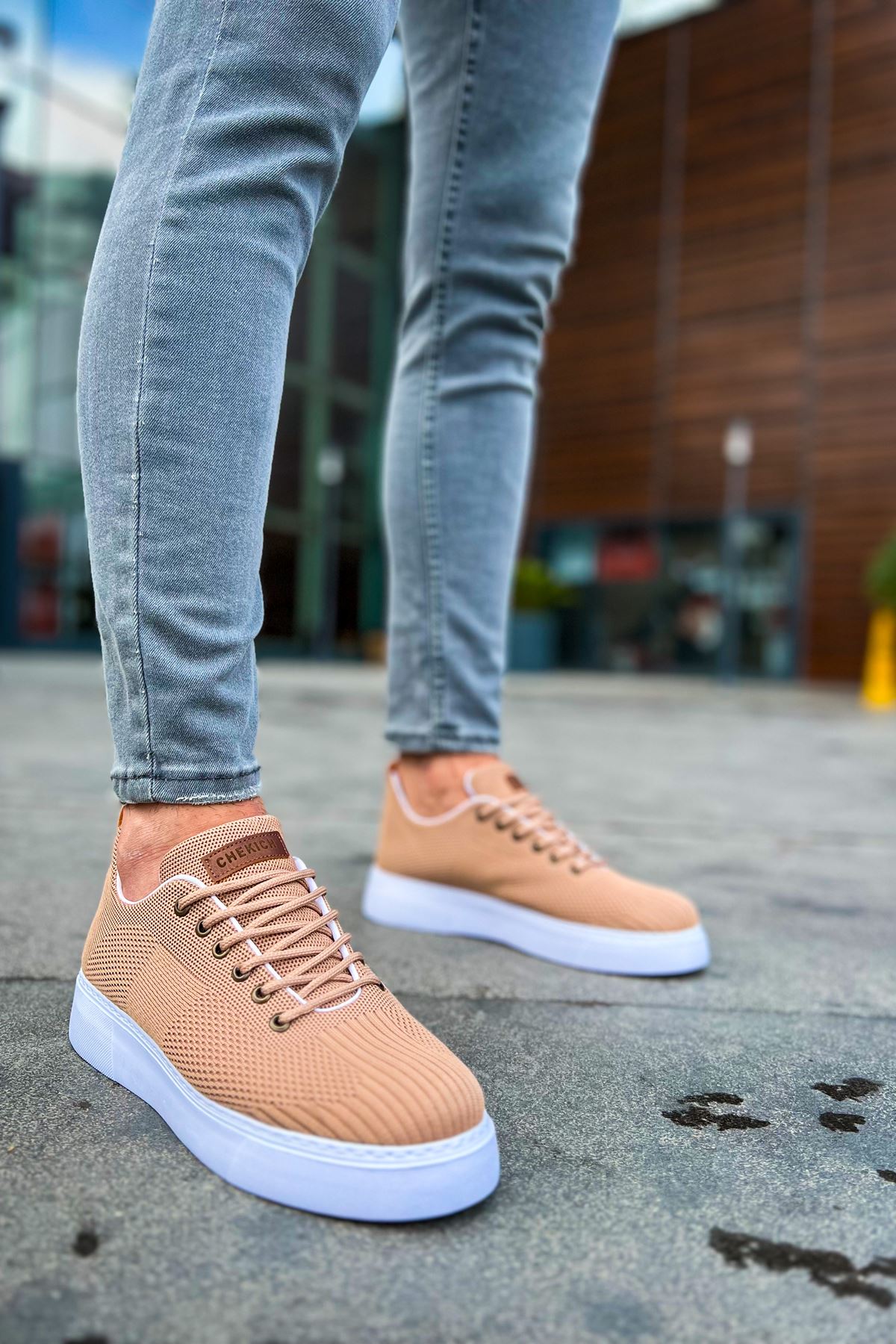 CH413 - TBT Crew Men's Sneakers Tan