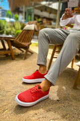 CH173 - KBT Velluto Men's Sneakers Red