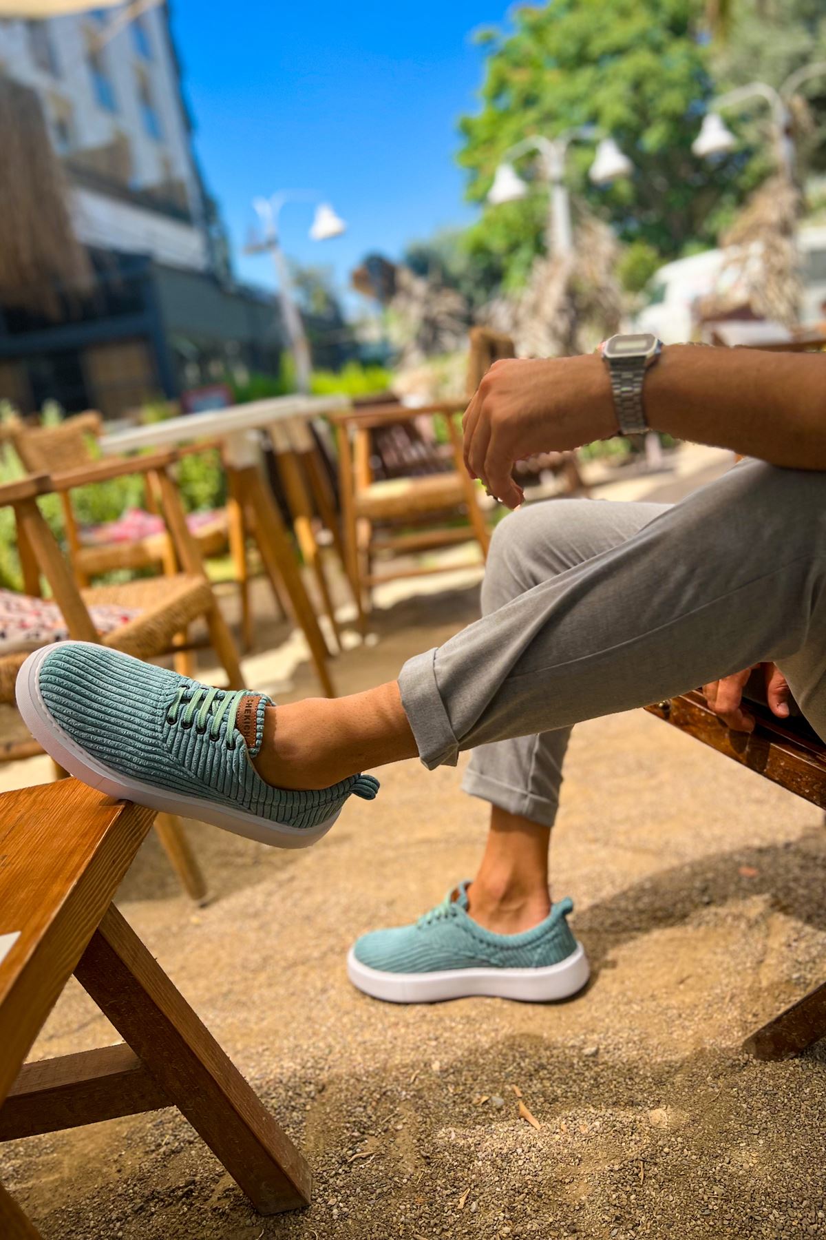 CH173 - KBT Velluto Men's Sneakers SU YESILI