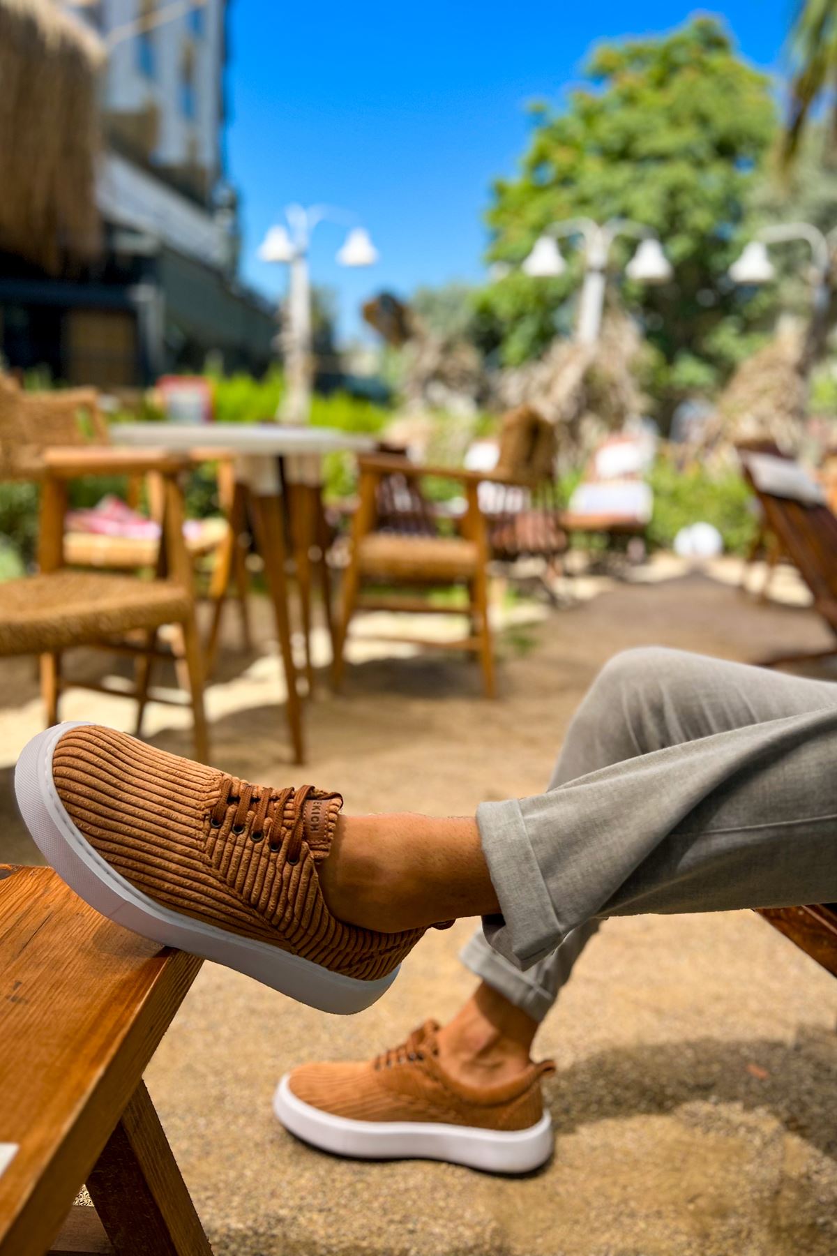 CH173 - KBT Velluto Men's Sneakers Tan