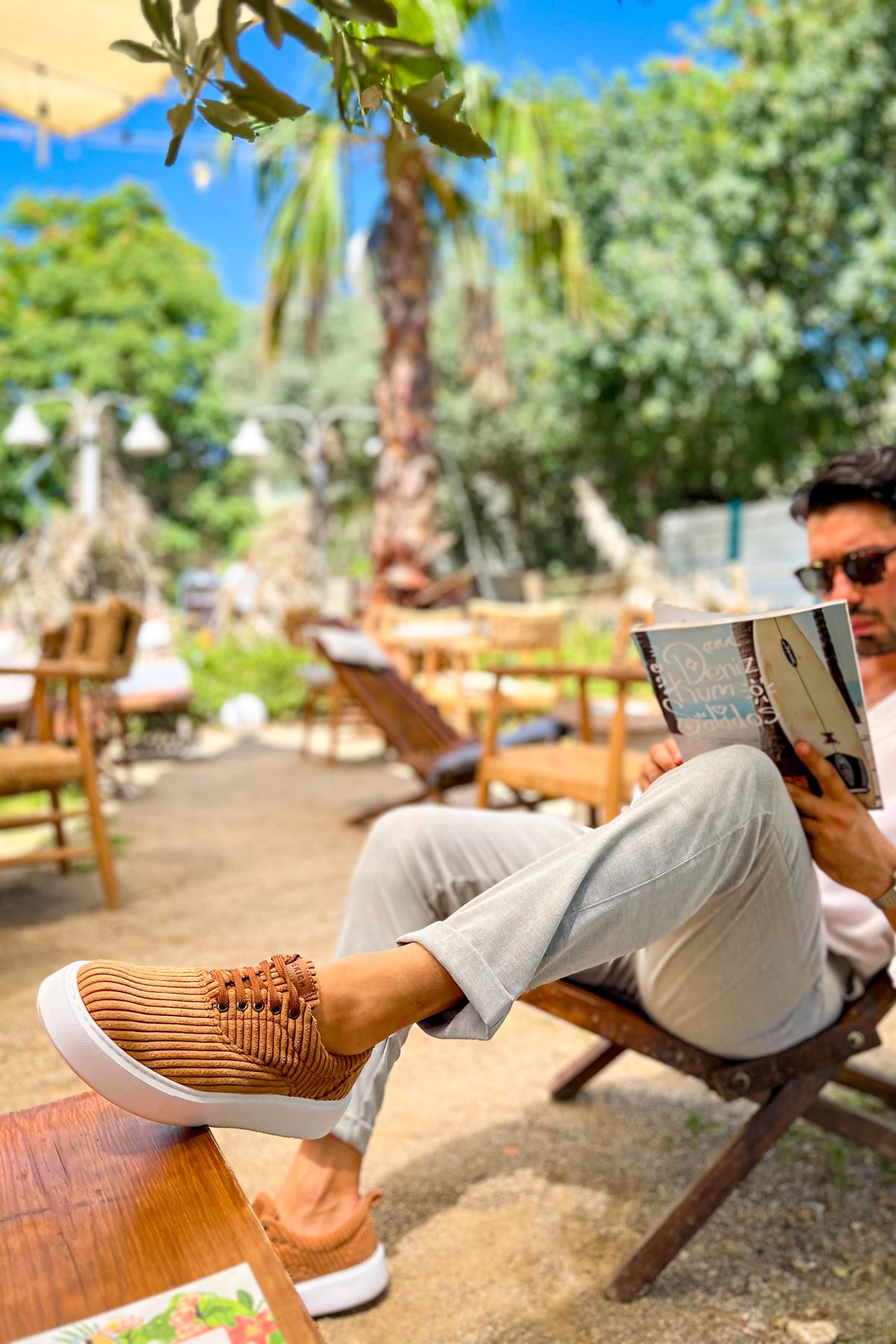 CH173 - KBT Velluto Men's Sneakers Tan