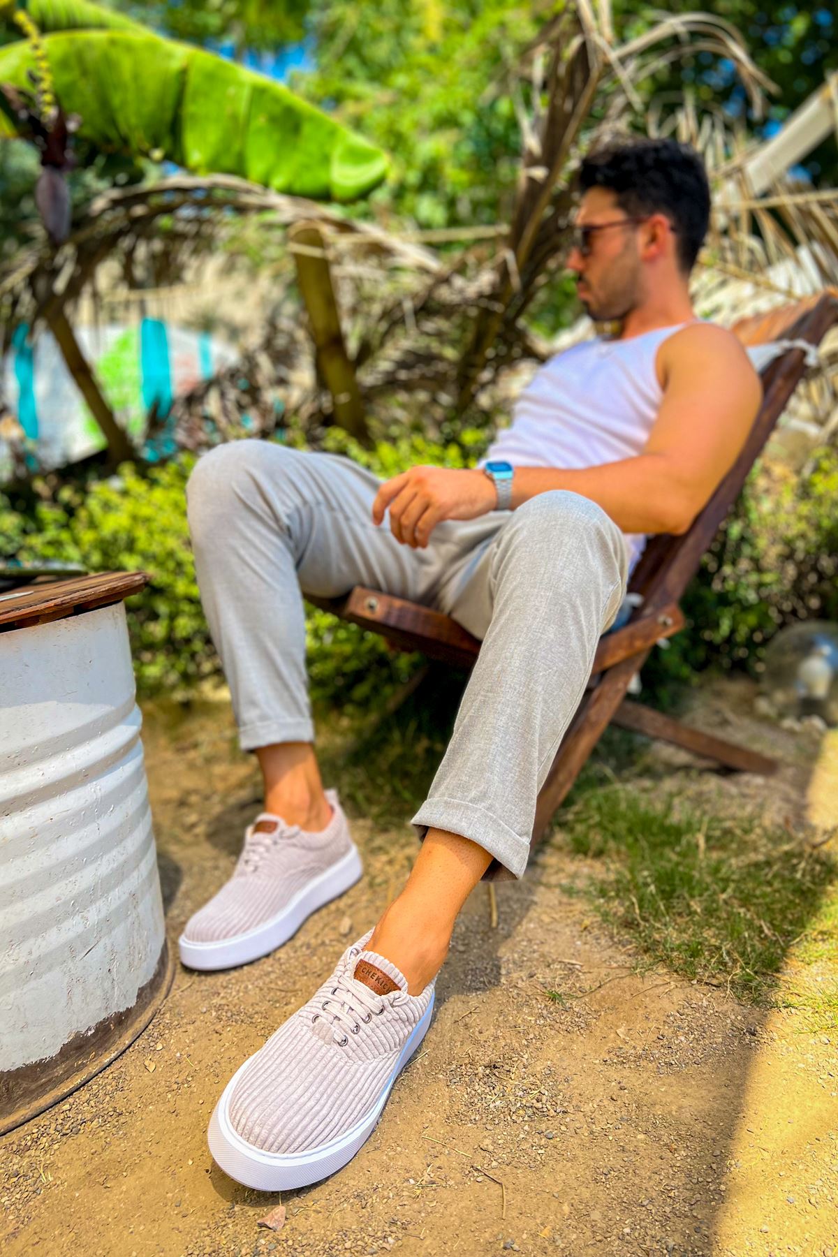 CH173 - KBT Velluto Men's Sneakers Grey