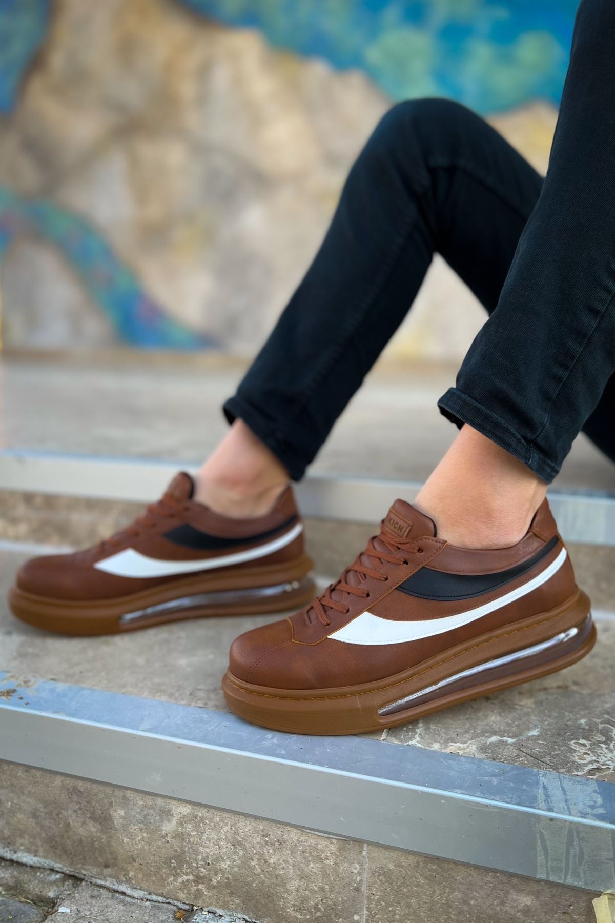 CH172 - Ariosa RRT Men's Sneakers Tan