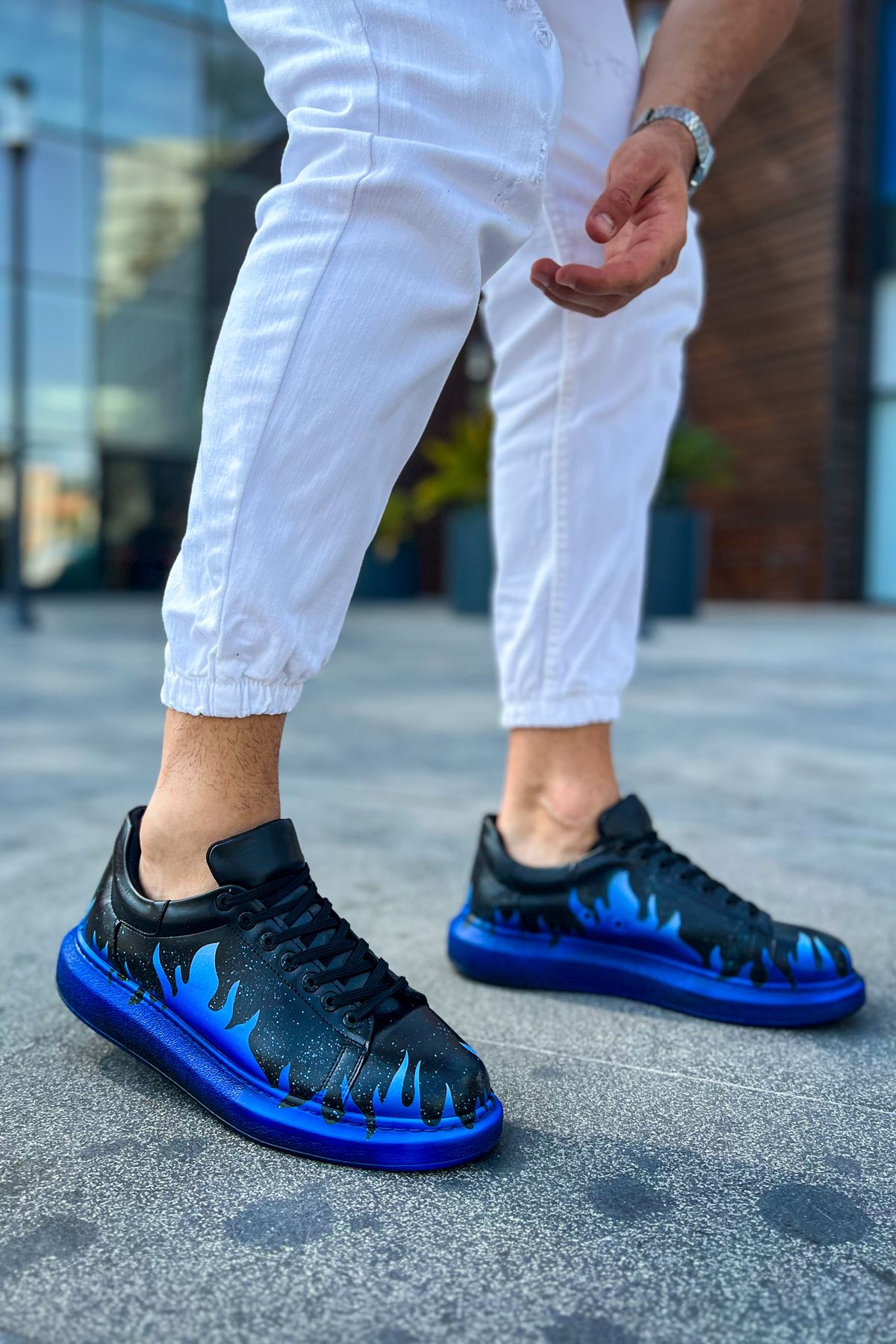 CH254 - CST Pittura Men's Sneakers 534 Blue ALEV