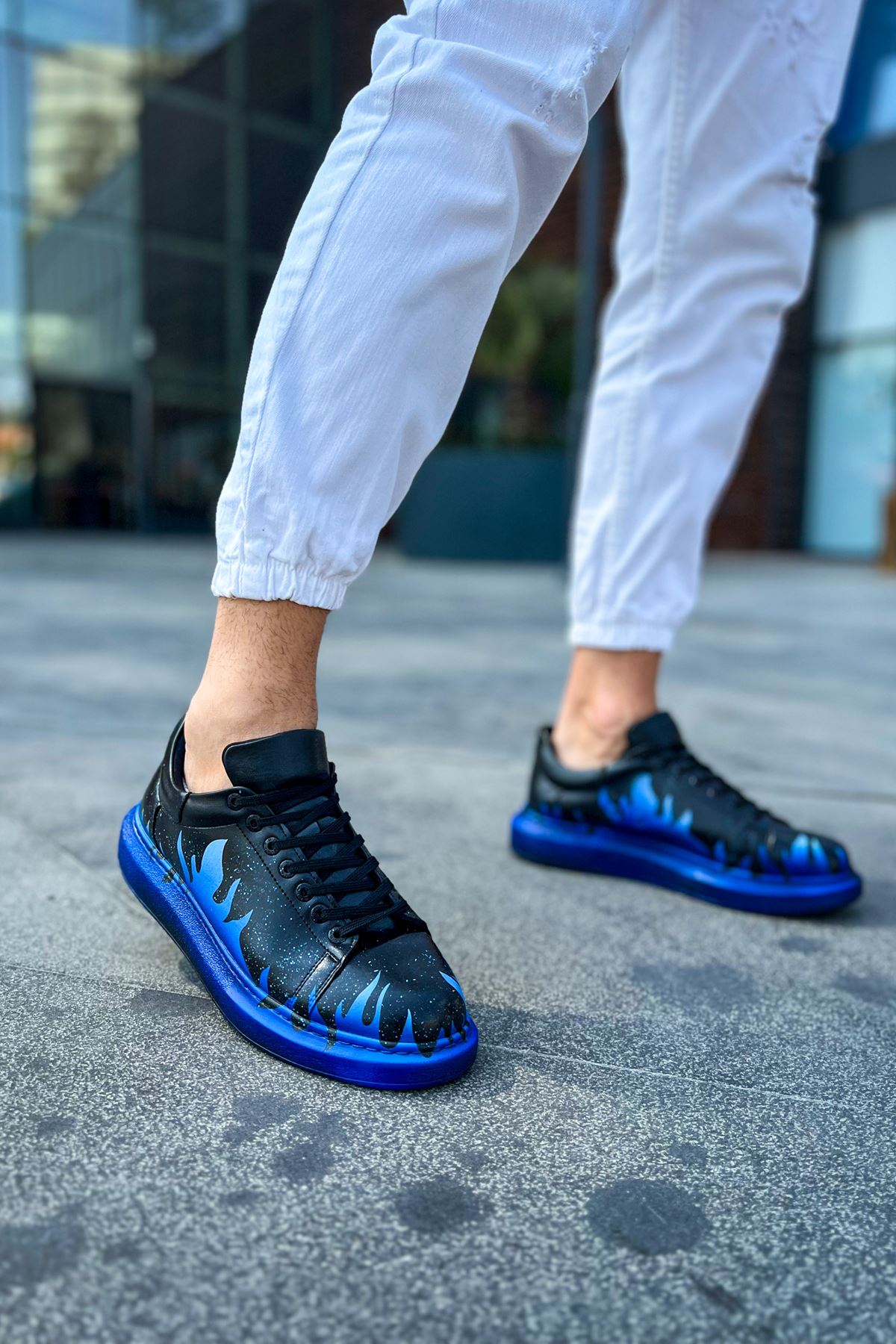 CH254 - CST Pittura Men's Sneakers 534 Blue ALEV