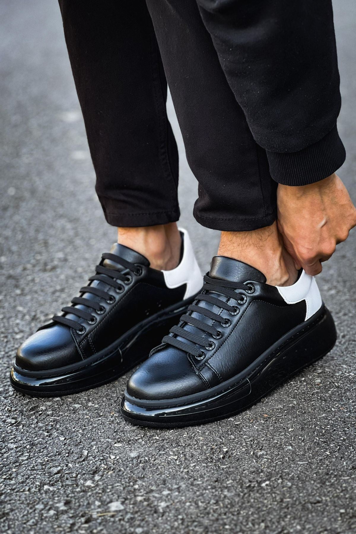 CH295 - CST Sollıevo Men's Sneakers Black/White