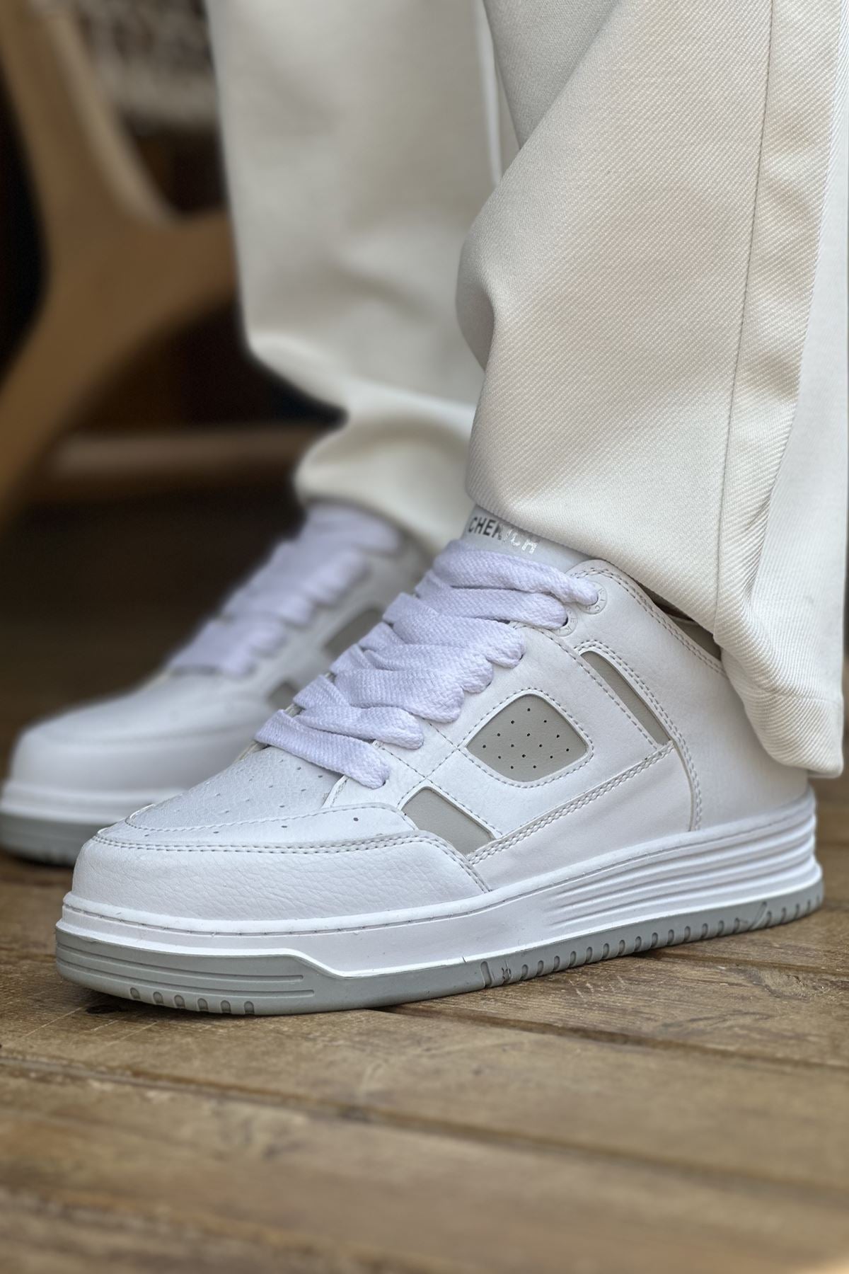 CH2410 - CBT AvaxErkek Spor Ayakkabı White/Grey