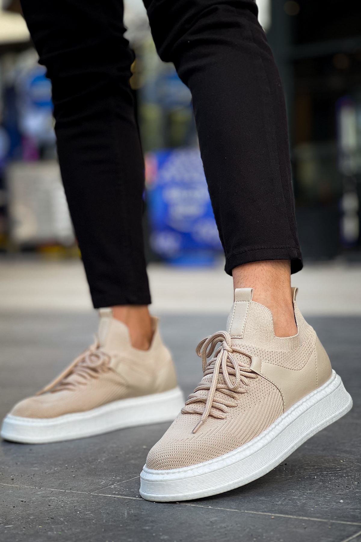 CH2408 - TBT Fusion Erkek Spor Ayakkabı Cream