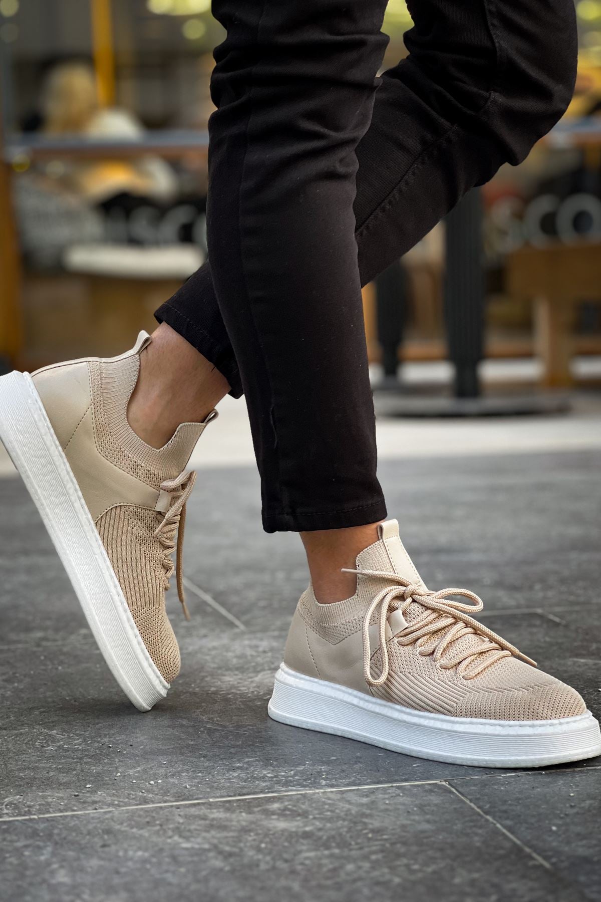 CH2408 - TBT Fusion Erkek Spor Ayakkabı Cream