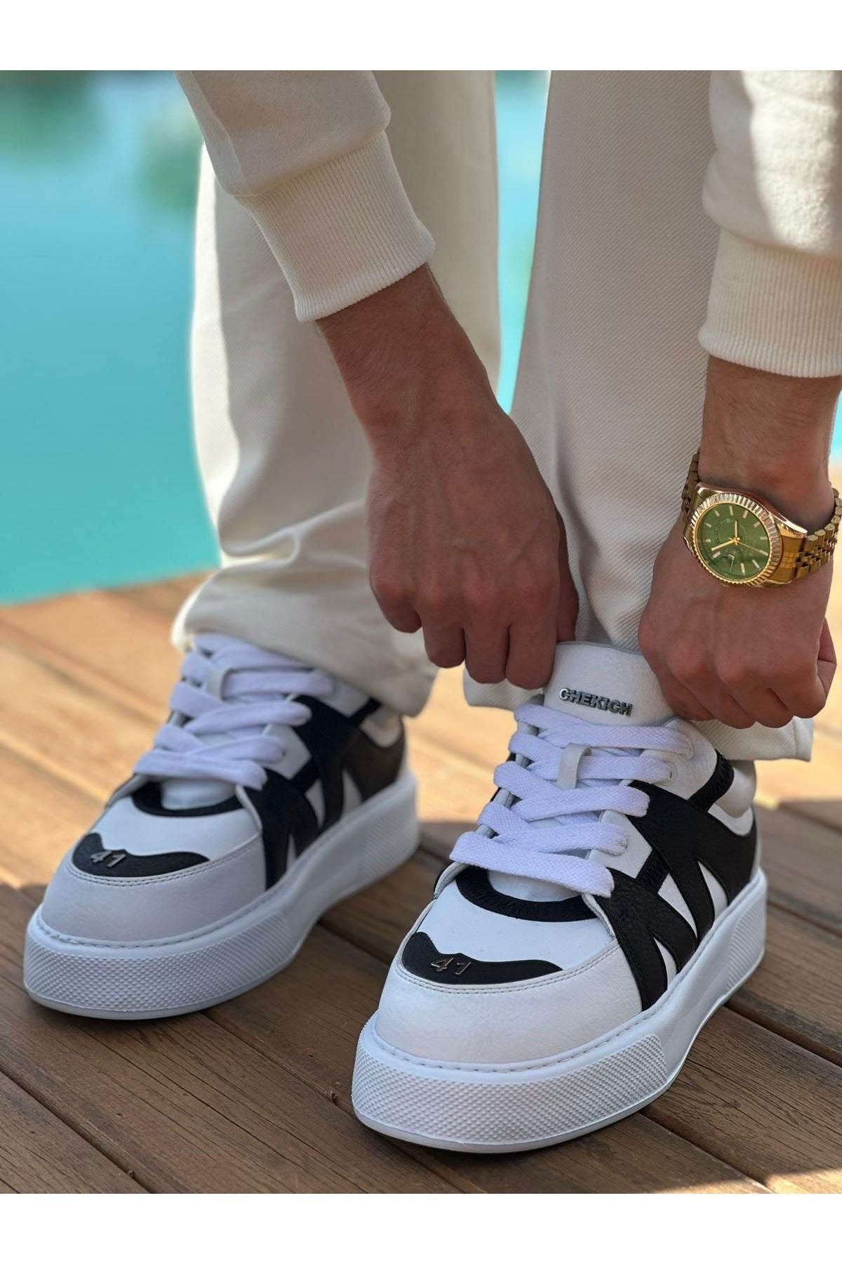 CH2407 - CBT Star-X Erkek Spor Ayakkabı White/Black