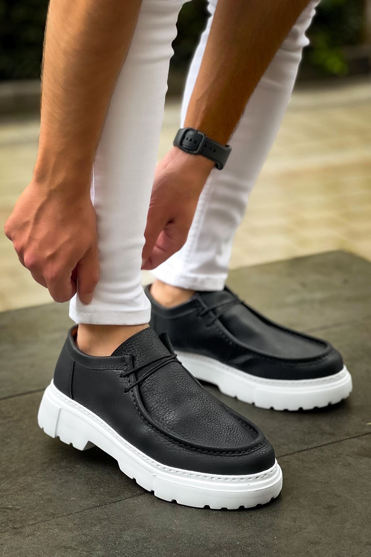 CH2404 - CBT Castle Men's Sneakers Black