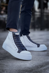 CH167 - GBT Blazer Men's Boots White/Grey