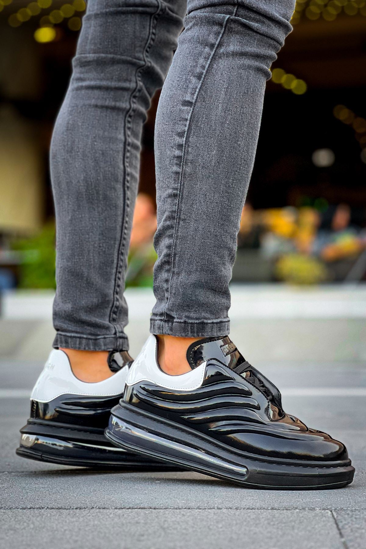 CH299 - GRT Sollıevo Men's Sneakers Black/White