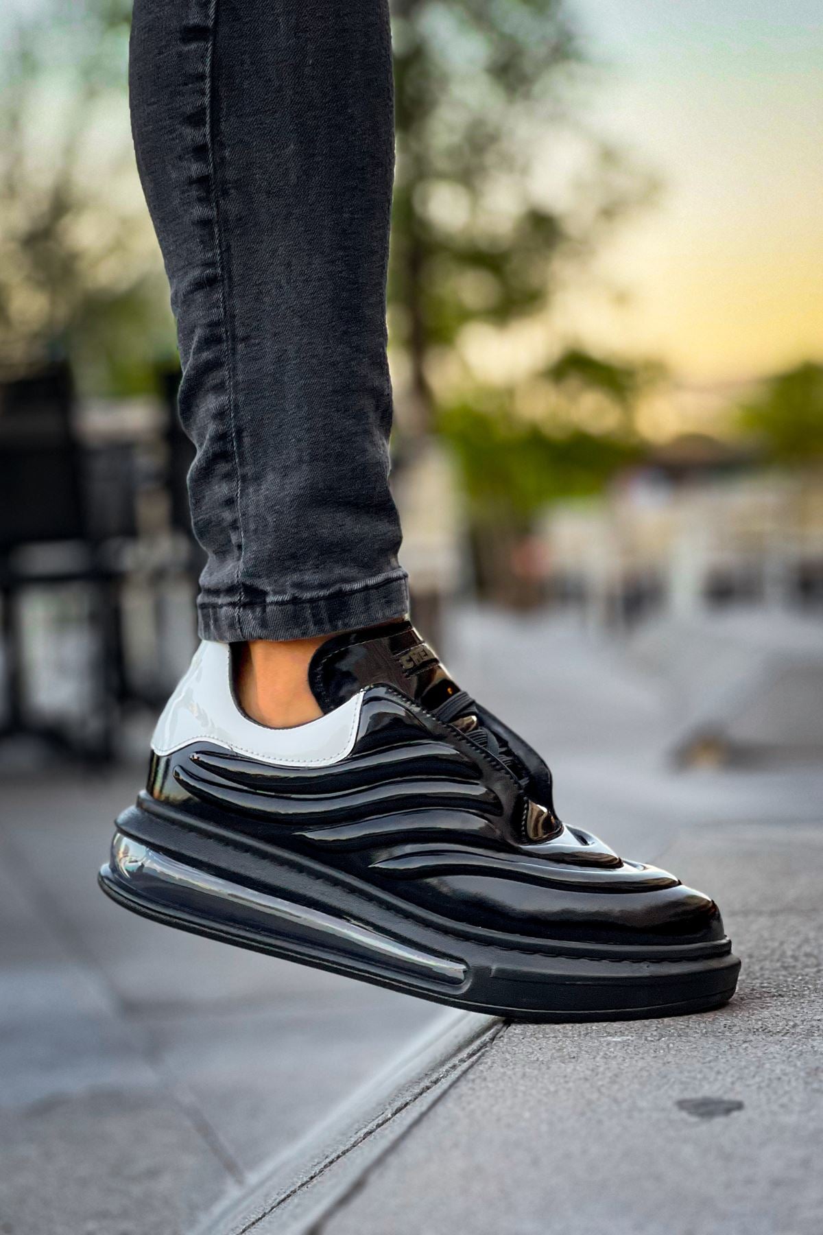 CH299 - GRT Sollıevo Men's Sneakers Black/White