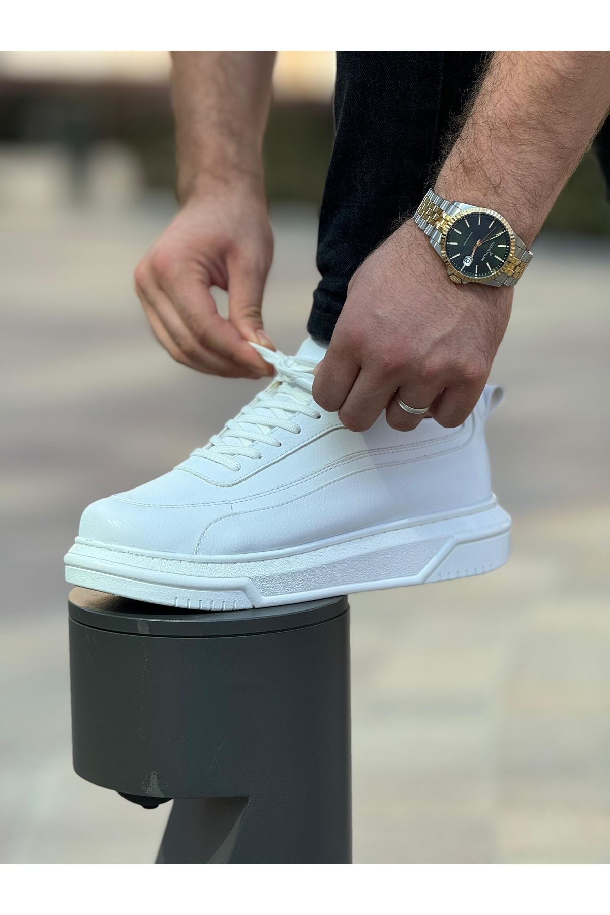 CH987 - CBT Men's Sneakers White