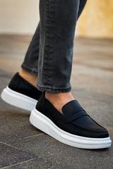 Robert - RS615 SiyahErkek Loafer Ayakkabı SIYAH
