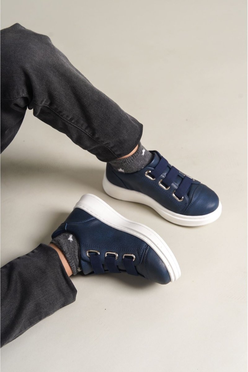 1007 - Montana Çocuk Ayakkabı LACIVERT - chekich.com