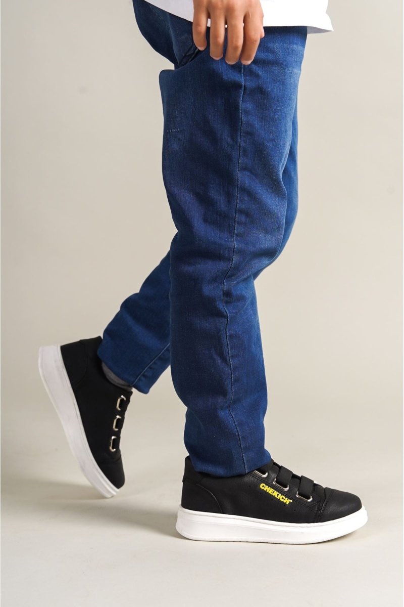 1007 - Montana Çocuk Ayakkabı SIYAH - chekich.com