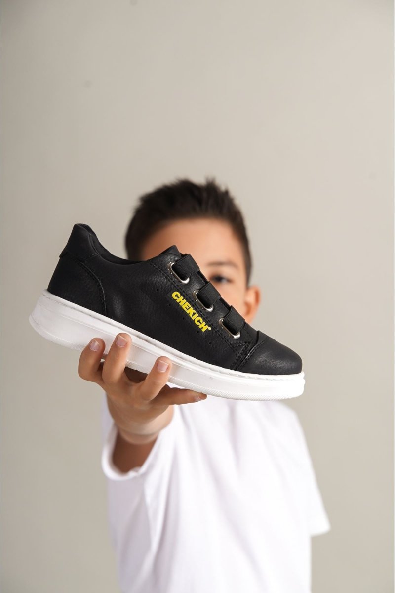 1007 - Montana Çocuk Ayakkabı SIYAH - chekich.com