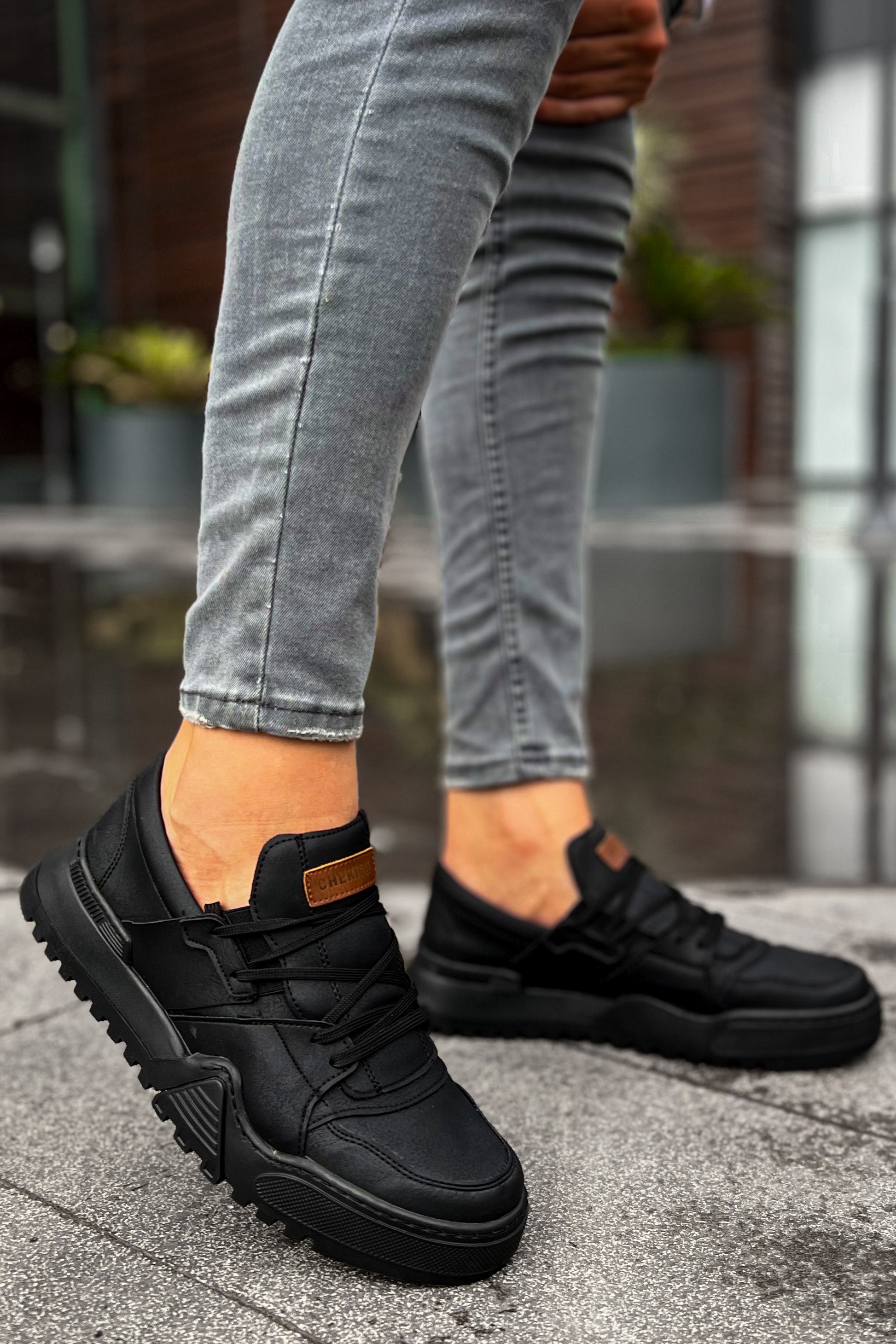CH067 GST Warrem Herren Sneaker Schwarz/Schwarz