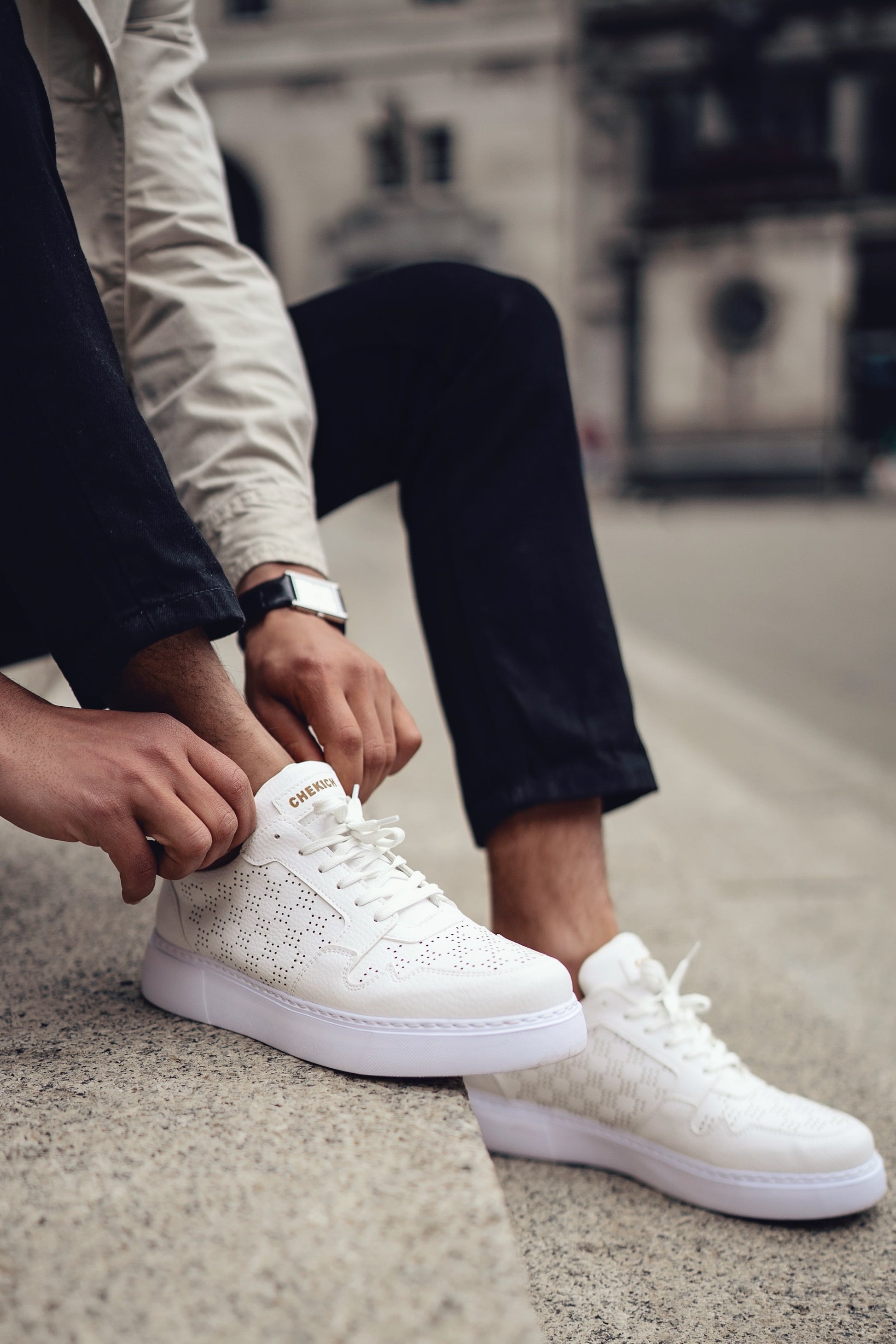 CH153 - CBT Oxford Men Sneaker White