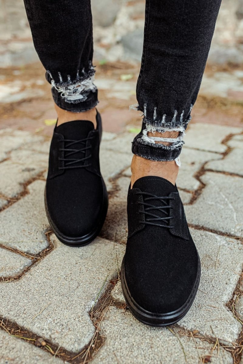 CH003 - SST Comoscio Classico Erkek Ayakkabı SIYAH - chekich.com