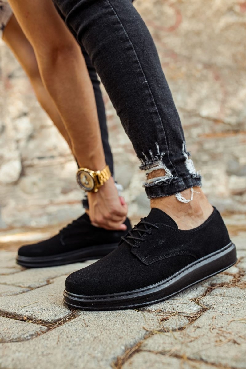 CH003 - SST Comoscio Classico Erkek Ayakkabı SIYAH - chekich.com