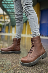 CH009 - CST Military Erkek Bot KAHVE - chekich.com