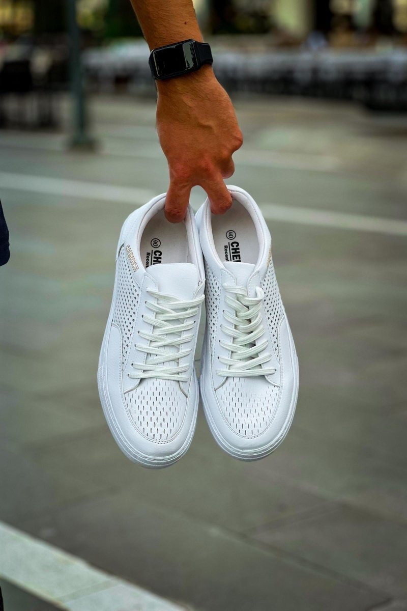 CH015 - CBT First Edition Erkek Ayakkabı BEYAZ - chekich.com