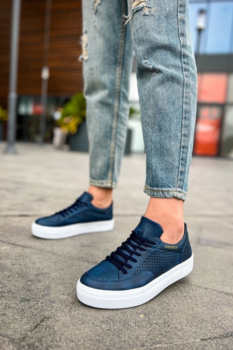 CH015 - CBT First Edition Erkek Ayakkabı LACIVERT - chekich.com