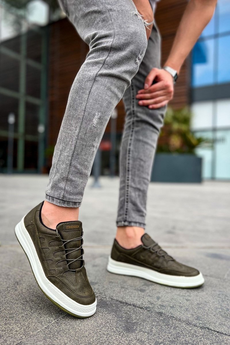 CH040 - CBT C - Rey Erkek Ayakkabı HAKI - chekich.com