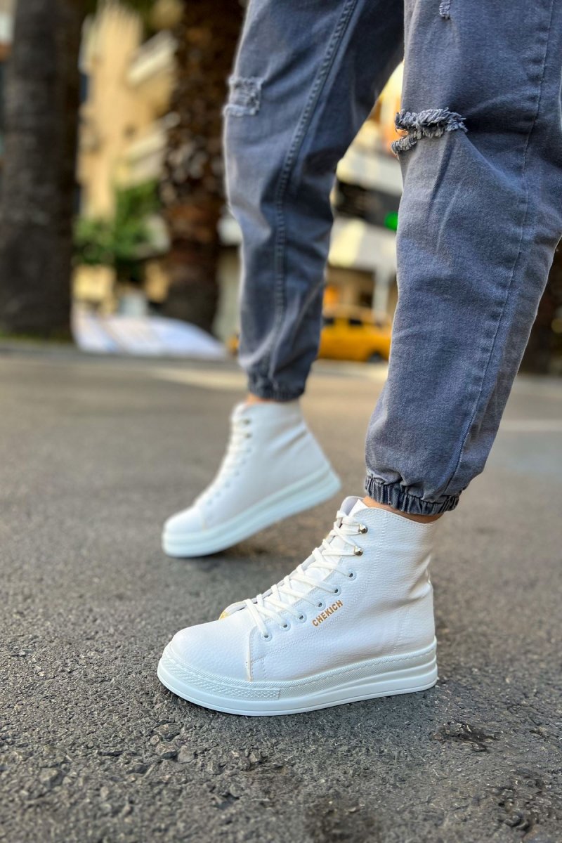 CH055 - CBT Between Erkek Bot BEYAZ - chekich.com