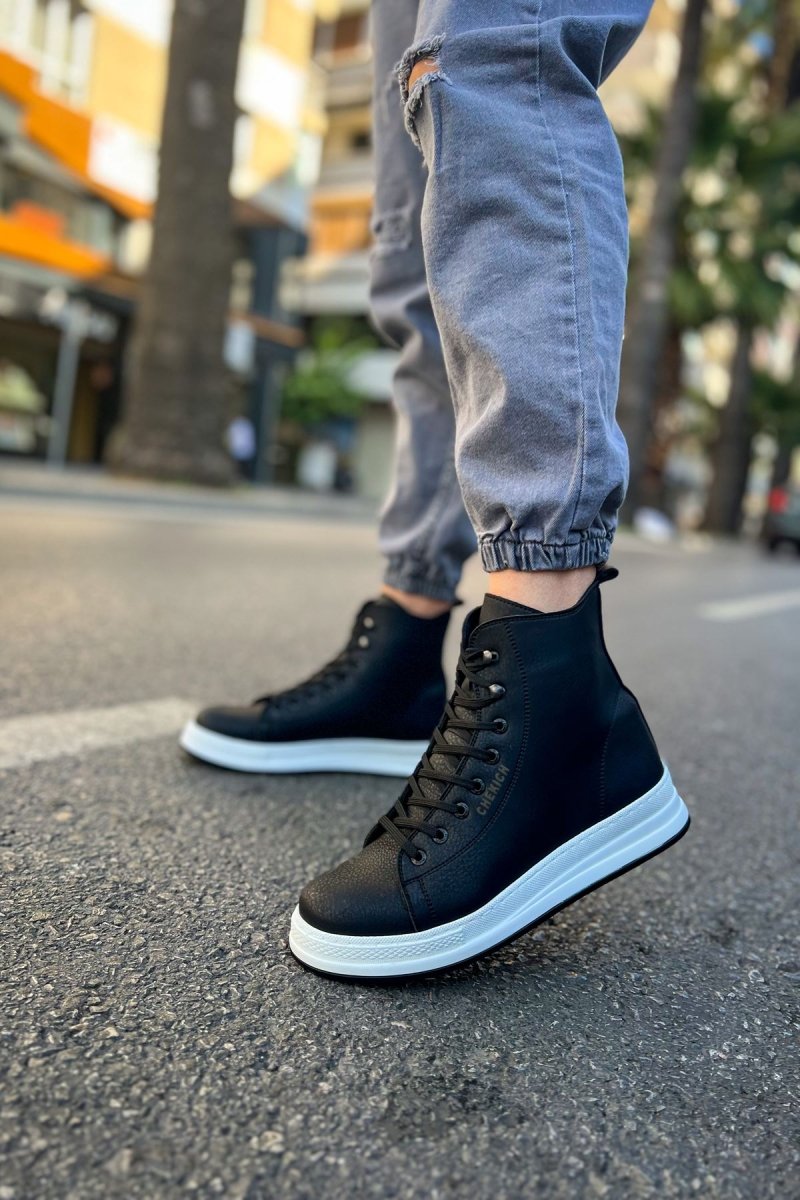 CH055 - CBT Between Erkek Bot SIYAH - chekich.com