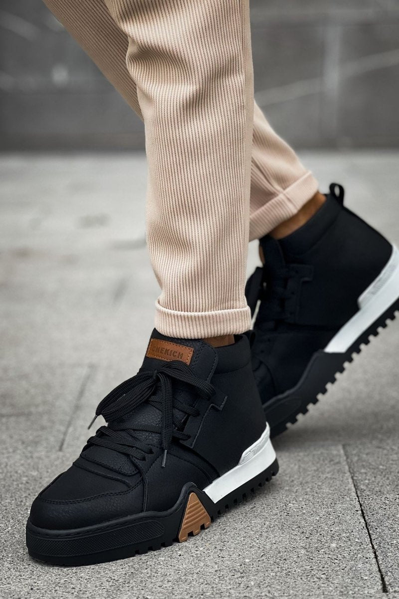 CH057 - GSBT Ghost Line Erkek Bot SIYAH/SIYAH - chekich.com