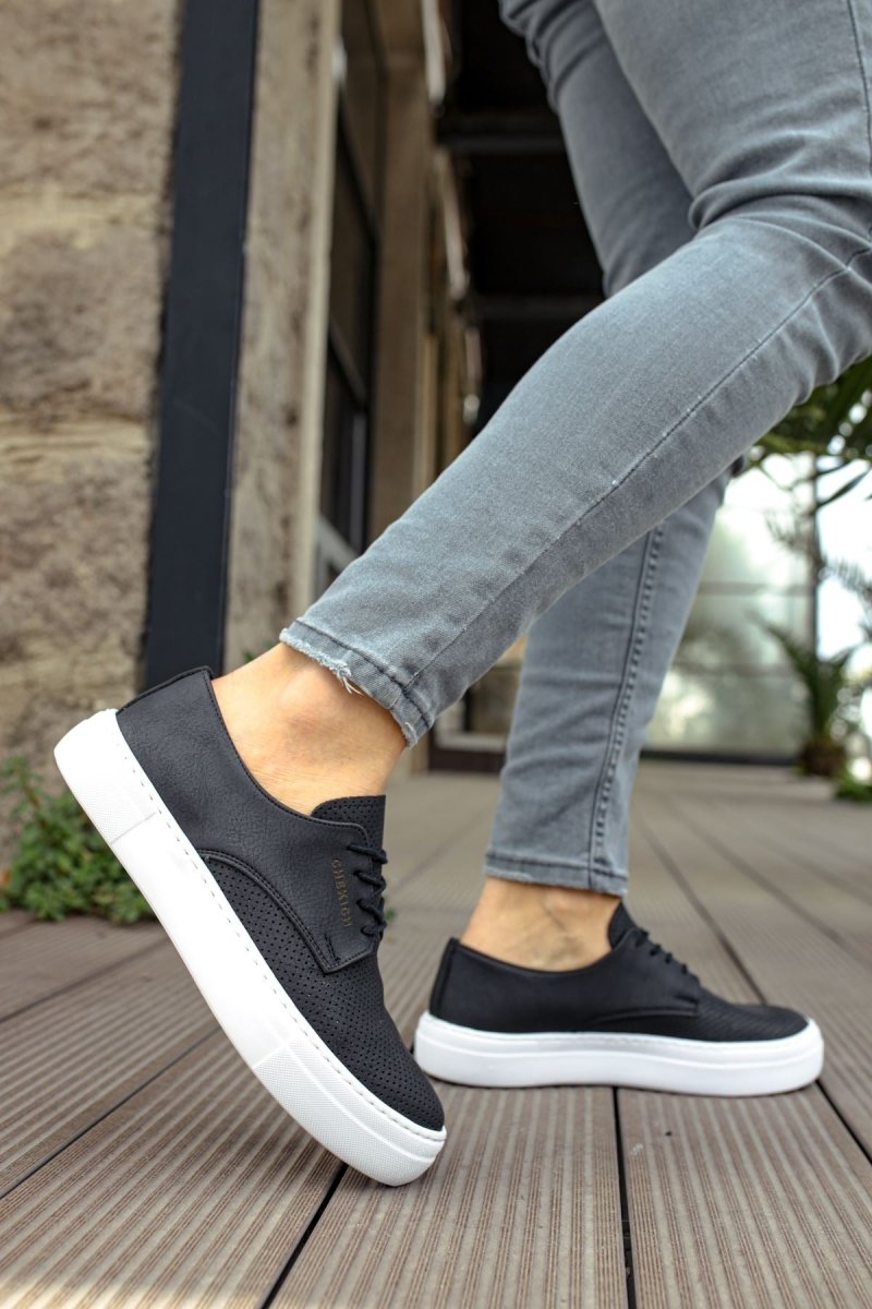 CH061 - CBT Rex Erkek Ayakkabı SIYAH - chekich.com