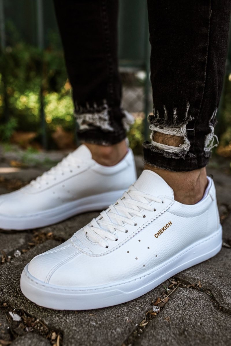 CH063 - Star - X CBT Erkek Ayakkabı BEYAZ - chekich.com
