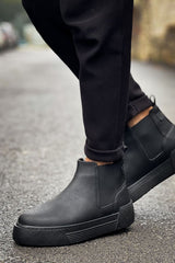 CH069 - CRT Harmany Erkek Bot SIYAH - chekich.com