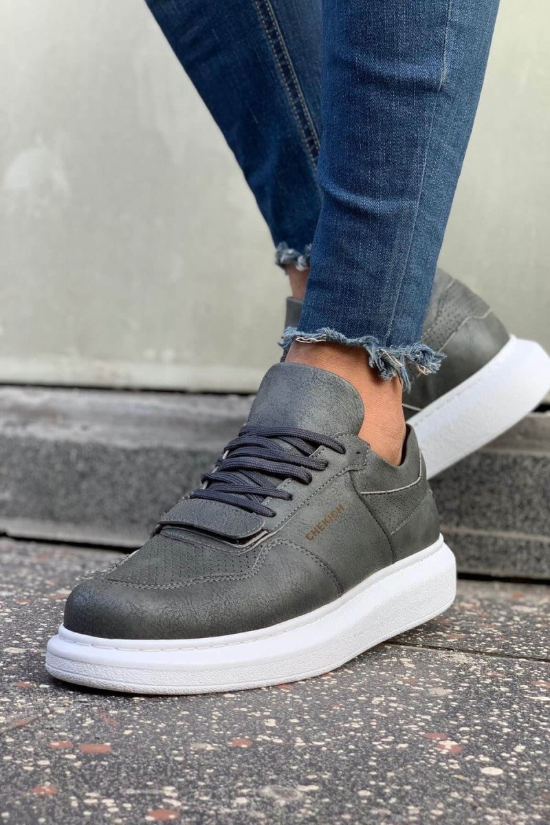 CH073 - CBT Flatline Erkek Ayakkabı ANTRASIT - chekich.com