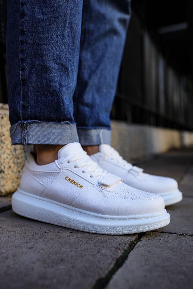 CH073 - CBT Flatline Erkek Ayakkabı BEYAZ - chekich.com