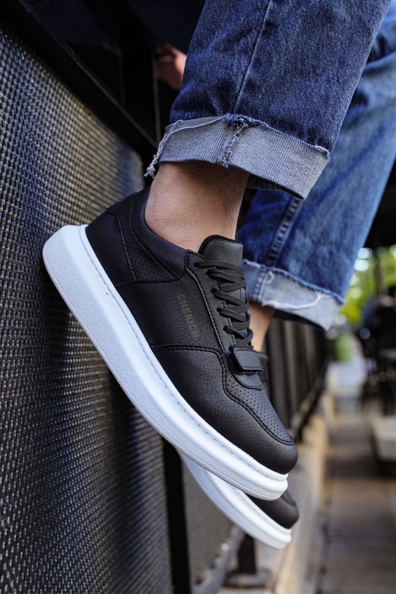 CH073 - CBT Flatline Erkek Ayakkabı SIYAH - chekich.com