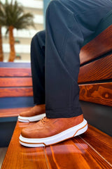 CH075 - CBT Signature Erkek Ayakkabı TABA - chekich.com